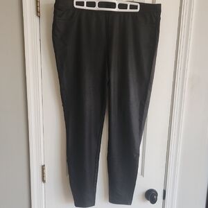 Simply Vera Vera Wang Black Nylon/Spandex Leggings